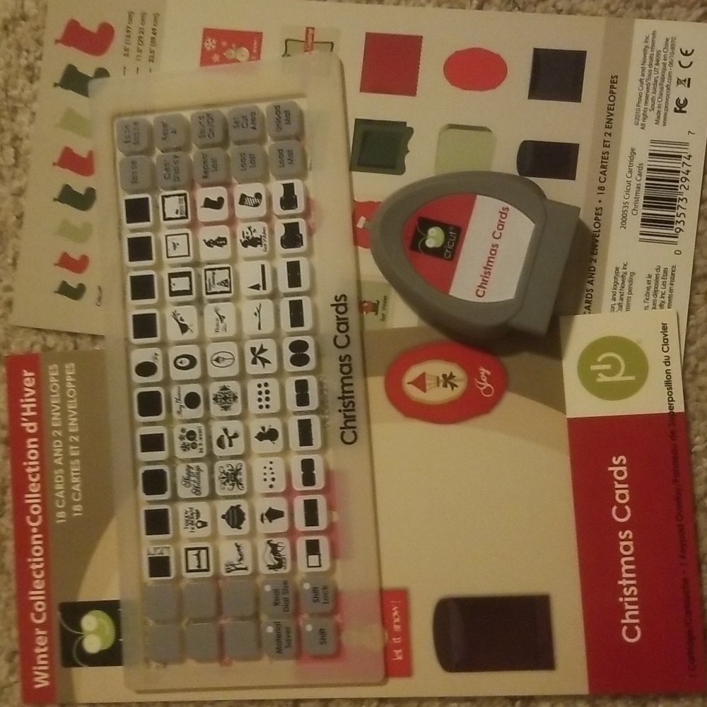 Cricut Cartridge Christmas Cards.